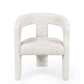 Elara Cream Chenille Upholstered  Chair