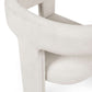 Elara Cream Chenille Upholstered  Chair