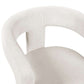 Elara Cream Chenille Upholstered  Chair