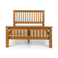 Amsterdam Oak High Footend 180cm Superking Bed