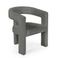 Elara Grey Chenille Upholstered  Chair