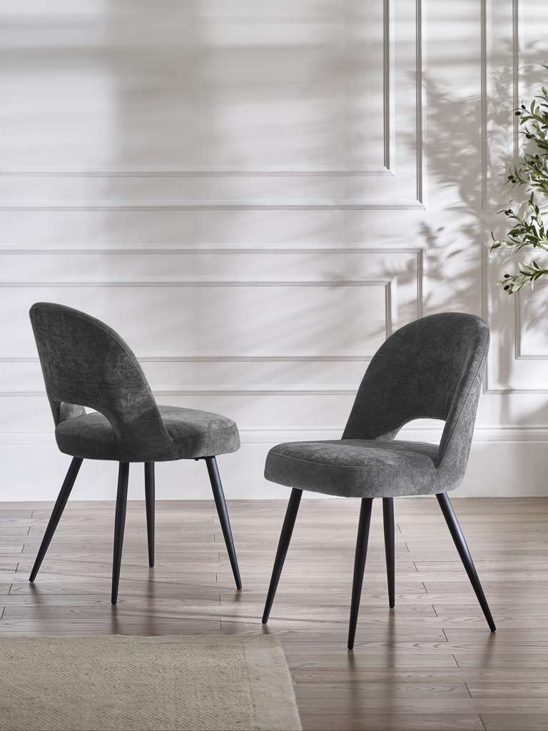 Set Of 2 Ella Dining Chairs - Onyx