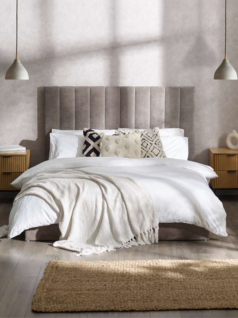 Eloise 90cm Single Bed - Grey