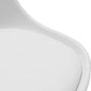 Erika Office Chair - White/Chrome