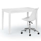 Erika Office Chair - White/Chrome