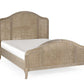 Fleur Rattan Bed 135cm - Light Oak