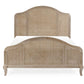 Fleur Rattan Bed 150Cm - Light Oak