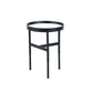 Franki Mirror Glass Lamp Table