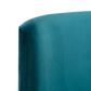 Frida Curved Velvet 135cm Double Bed - Teal