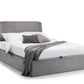 Frida Ottoman Storage 150cm King Bed - Grey