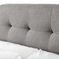 Fullerton 4 Drawer 150cm King Bed  Grey