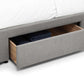 Fullerton 4 Drawer 150cm King Bed  Grey