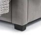 Fullerton 4 Drawer 150cm King Bed  Grey