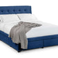 Fullerton 4 Drawer 150cm King Bed  Blue