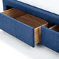 Fullerton 4 Drawer 150cm King Bed  Blue