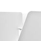 Gaia 90cm Single Bunk Bed - White and Silver