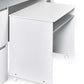 Gaia 90cm Single Midsleeper - White and Silver