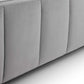 Gatsby 150cm King Bed - Light Grey