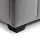 Gatsby 150cm King Bed - Light Grey