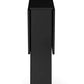 Gatan Small Gateleg Table With 2 Chairs - Black