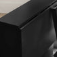 Gatan Small Gateleg Table With 2 Chairs - Black