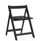 Gatan Small Gateleg Table With 2 Chairs - Black