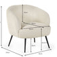 Gigi Boucle Accent Chair - Ivory