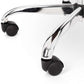 Gio Brown & Chrome Office Chair