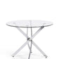 Anderson Round Glass Dining Table