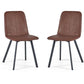 Set Of 2 Goya Chairs Antique Brown