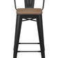 Set Of 2 Grafton Metal Bar Stools