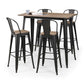 Set Of 2 Grafton Metal Bar Stools