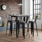 Set Of 2 Grafton Metal Bar Stools