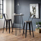 Set Of 2 Grafton Metal Bar Stools