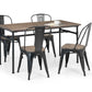 Set Of 4 Grafton Metal Chairs