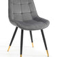 Set Of 2 Hadid Dining Chairs - Grey