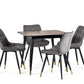 Set Of 2 Hadid Dining Chairs - Grey
