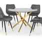 Set Of 2 Hadid Dining Chairs - Grey