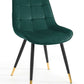 Set Of 2 Hadid Dining Chairs - Green