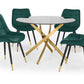 Set Of 2 Hadid Dining Chairs - Green