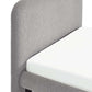 Hannah Double Bed 135Cm - Grey Boucle