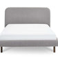 Hannah Double Bed 135Cm - Grey Boucle