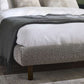 Hannah Double Bed 135Cm - Grey Boucle