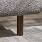 Hannah King Bed 150Cm - Grey Boucle
