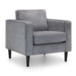 Hayward Chair - Grey Chenille Fabric