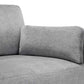 Hayward 3 Seater - Grey Chenille Fabric
