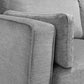 Hayward 3 Seater - Grey Chenille Fabric