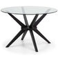 Hayden 120cm Round Glass Table