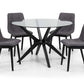 Hayden 120cm Round Glass Table