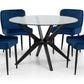 Hayden 120cm Round Glass Table